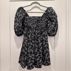 NWT Abercrombie & Fit Puff Sleeve Mini Dress XS